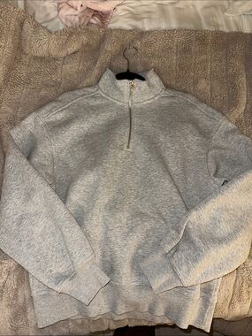 H&M Light Gray Relaxed Pullover